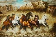 unknow artist Horses 039 china oil painting reproduction